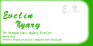 evelin nyary business card
