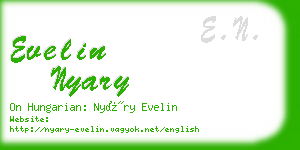 evelin nyary business card